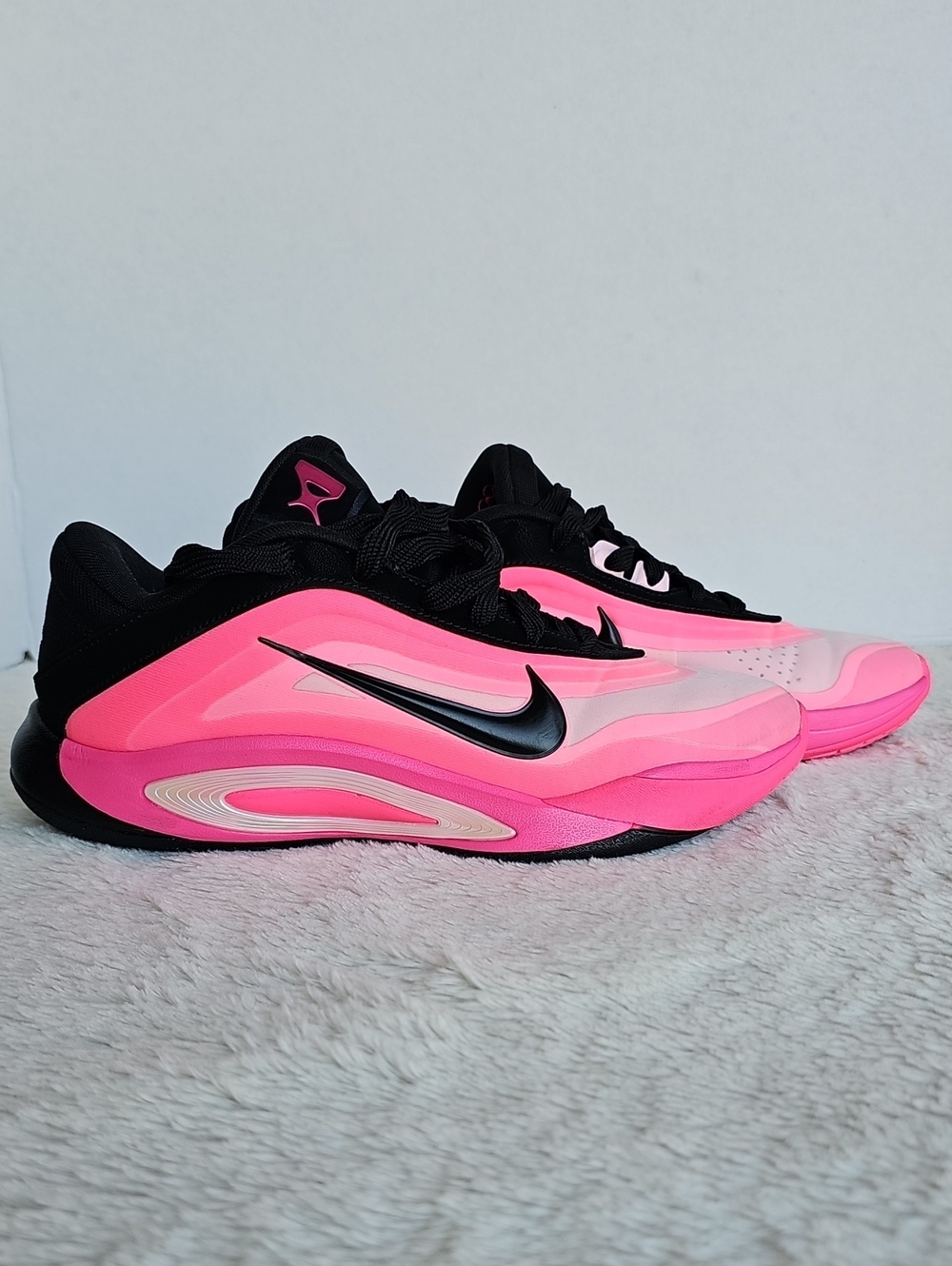 Nike A'One A'ja Wilson Leo Lights Pink Black Shoes Women's Size 7 NIB No Lid
